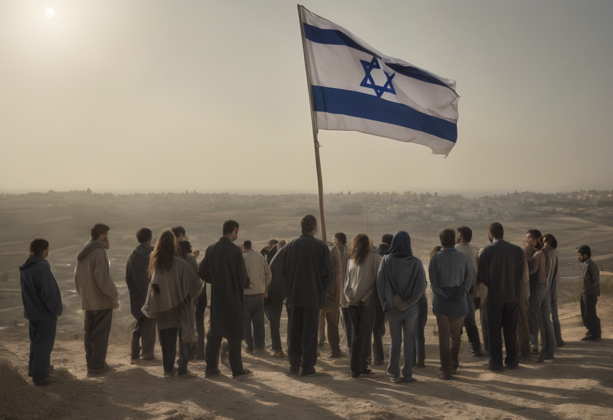 Pessoas sendo libertadas por autoridades