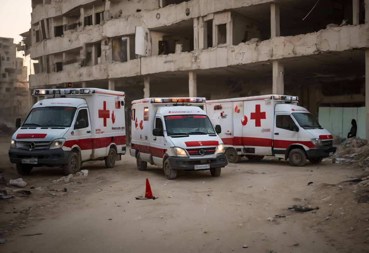 Pessoas sendo libertadas